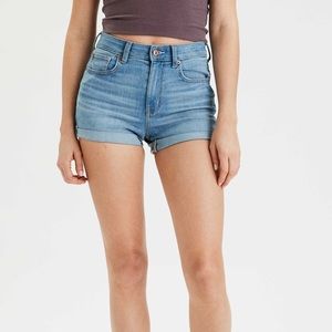 American Eagle High-Rise Shortie Shorts